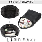 Casual Hobo Bag for Women Soft Shoulder Bags Slouchy Pu Leather Tote Purses for Work Travel