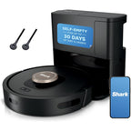 Shark Av2501Ae Ai Robot Vacuum With Xl Hepa Self-Empty Base, Bagless, 60-Day Capacity, Lidar Navigation, Perfect For Pet Hair, Compatible With Alexa, Wi-Fi Connected, Carpet & Hard Floor, Black