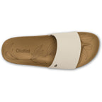 Olukai Kipe'A Pono Women'S Leather Slide Sandal, Full-Grain Leather, Contoured Comfort Footbed, All-Day Arch Support, Wet Grip Traction