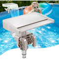 Hanaoyo Pool Fountain Waterfall - Smooth Flowing Above Ground Pool Accessory For Outdoor Decor And Relaxation