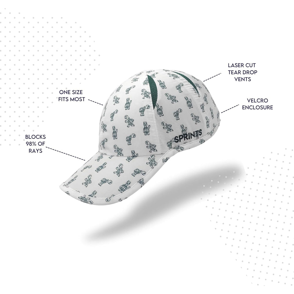 Sprints Race Day Performance Running Cap | The Lightweight, Quick Dry, Sport Hat, One Size, Unisex
