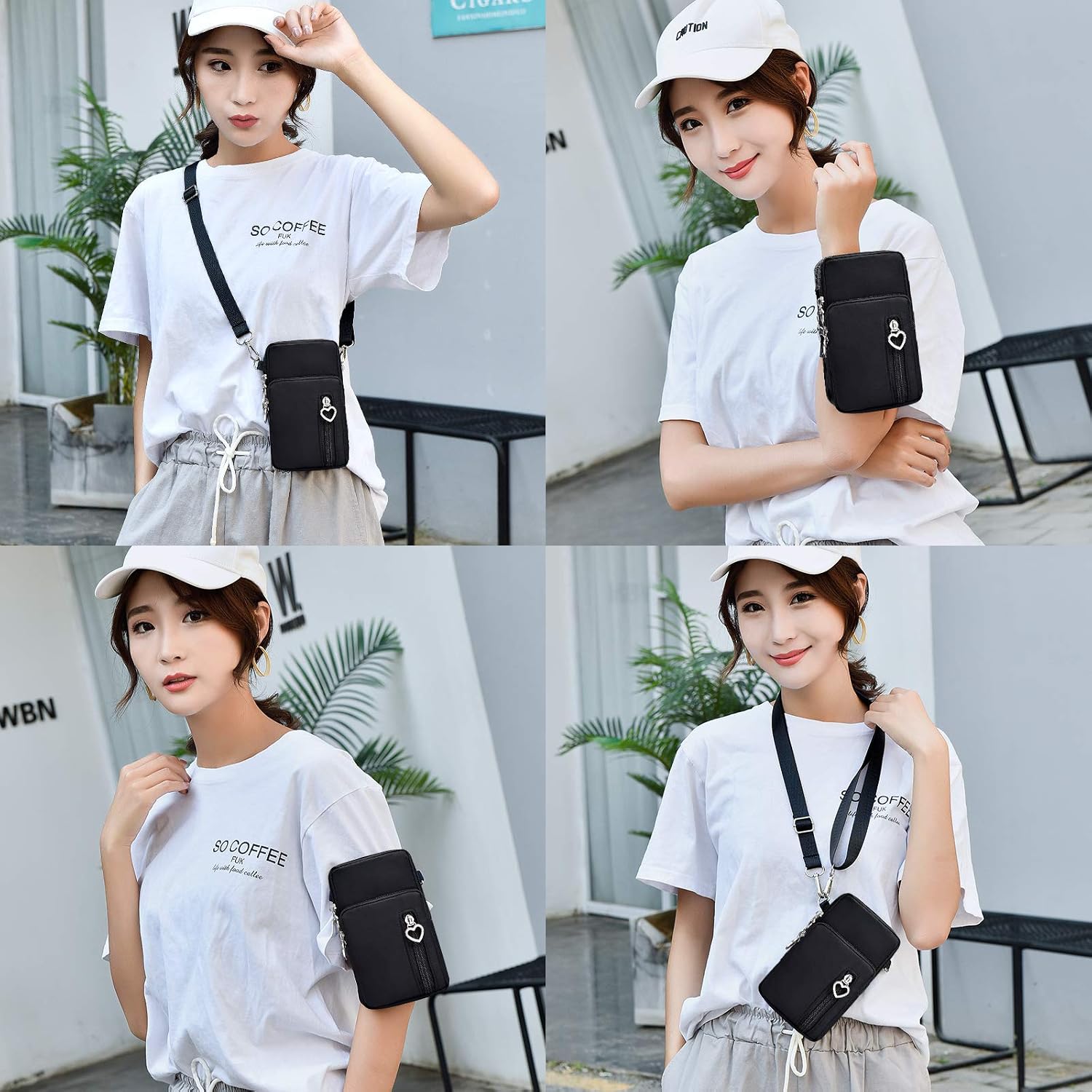 Lightweight Small Crossbody Bags Cell Phone Purses Travel Pouch Shoulder Bag For Women