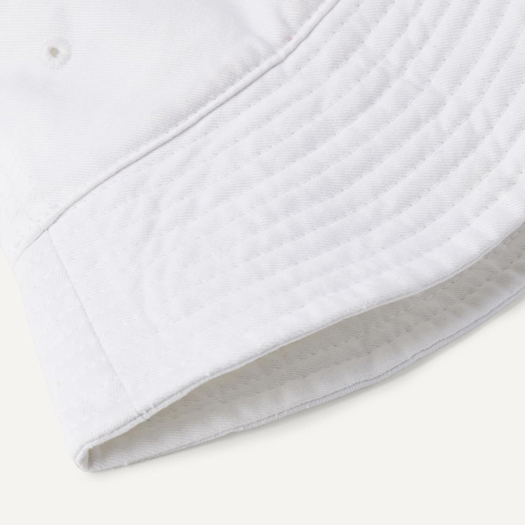 Amazon Essentials Women's Washed Cotton Bucket Hat White
