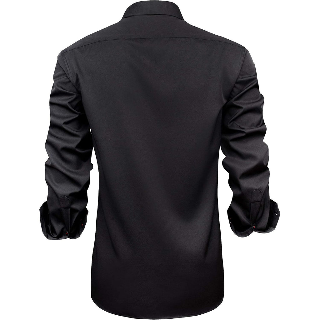 J.Ver Men'S Casual Long Sleeve Stretch Dress Shirt Wrinkle-Free Regular Fit Button Down Shirts
