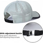 stablerice 2 Pieces Summer Mesh Baseball Cap for Men Women Adjustable Breathable Caps Casual Trucker Mesh Hat Baseball Hats Navy Blue, Light Grey