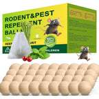 36 Pack Peppermint Rodent Repellent - Portable Mouse Repellent For Indoor & Outdoor Use, Long-Lasting Safe Mice Repellent, Natural Effective Mouse Repellent Pouches For Home/Garage/Garden (36)