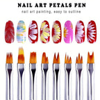 Nail Art Brushes Nail Art Tool Kit, Nail Design Tools Set with Liner Brushes, Dotting Pens, UV Gel Brushes, for DIY Nail Art, Salon and Home Use (Pink Style 37pcs)