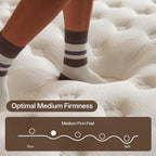 12 Inch Queen Mattress - Hybrid Mattress In A Box, Memory Foam Mattress With Pocket Springs, Medium Firm, Pressure Relief & Motion Isolation, Certipur Us Certified
