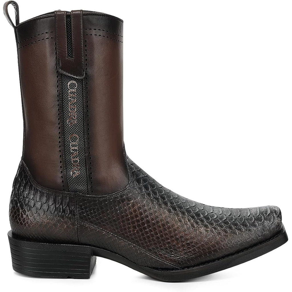Cuadra Urban Boot In Genuine Python Leather For Men