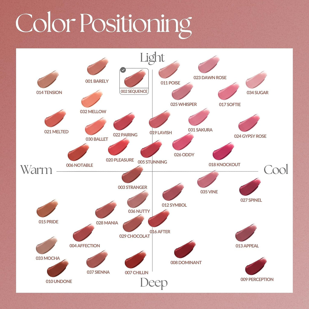 Muzigae Mansion Objet Liquid, 002 Sequence, Blur-Finish Liquid Lip Color, Lightweight Vegan Mlbb Tint, 6Ml / 0.2 Fl.Oz