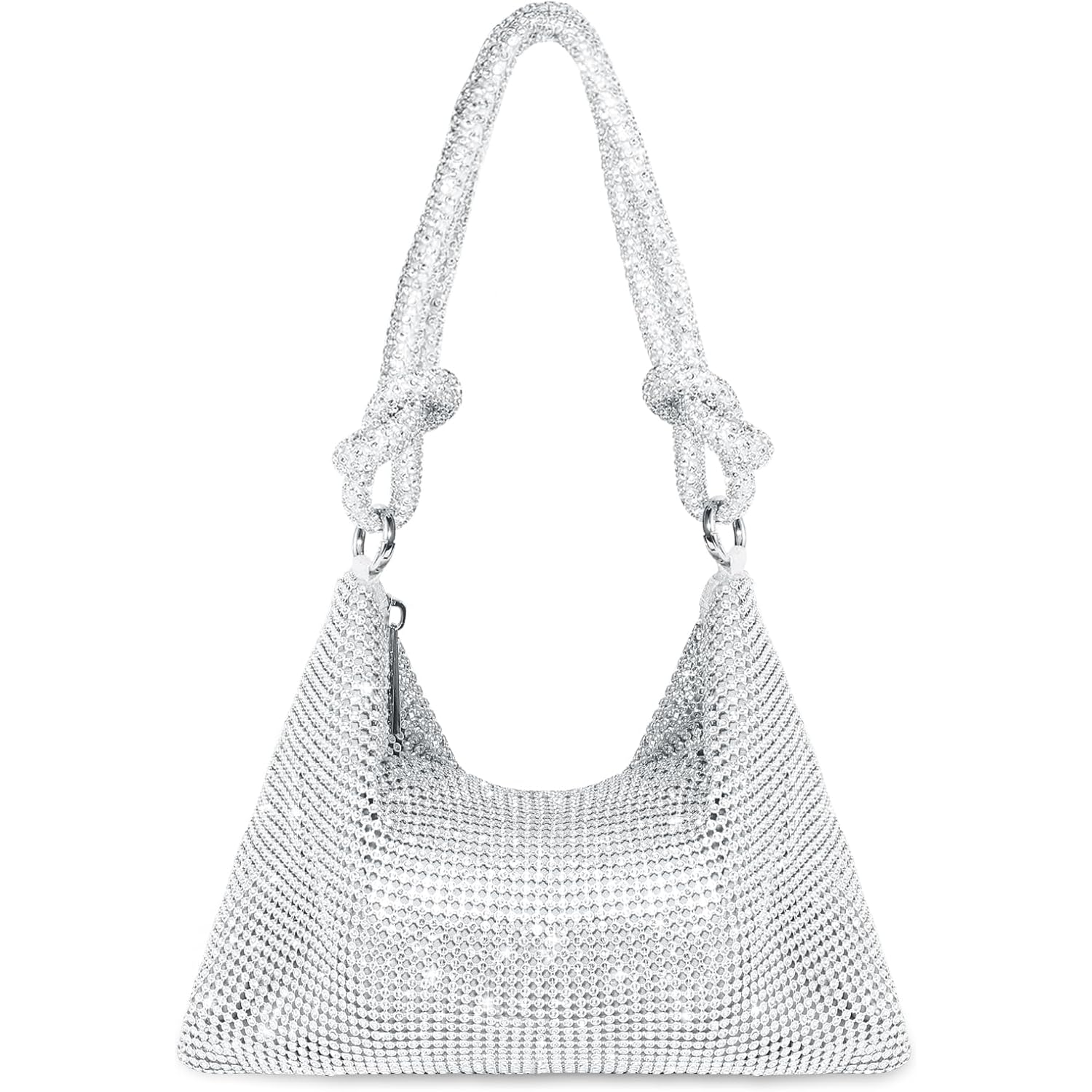 Clutch Purse For Women,Sparkly Rhinestone Evening Bag Wedding & Party Accessories,Handbag Fits Phone,Wallet & Lipstick