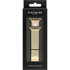 Coach Apple Watch Strap, Compatible With Apple Watch 38Mm, 40Mm, 41Mm, 42Mm, 44Mm, And 45Mm, Interchangeable Band, Create Your Unique Style