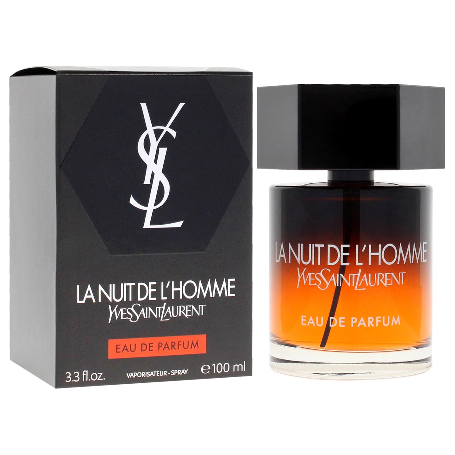 Yves Saint Laurent La Nuit De Lhomme Eau De Parfum Spray For Men (New 2019 Launch), 3.3 Ounce