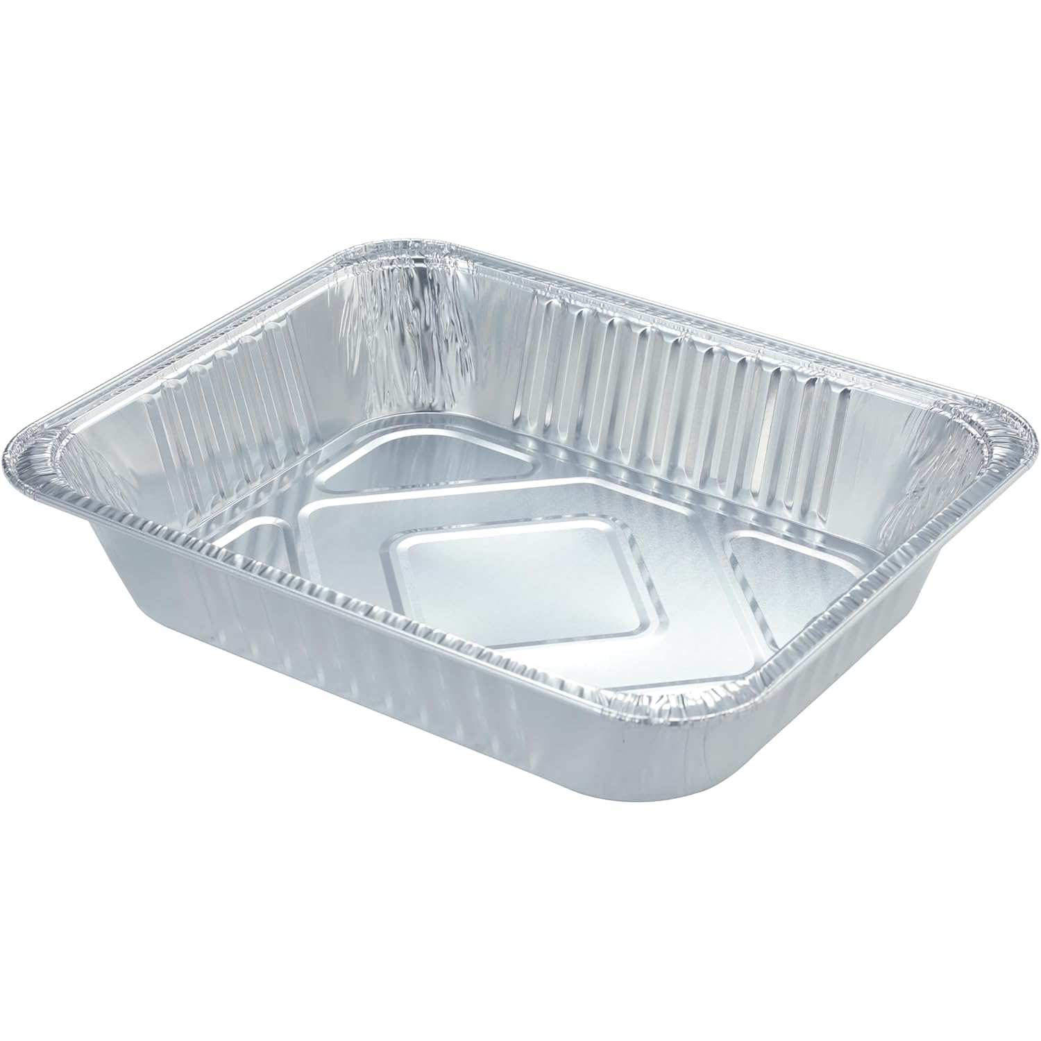 Waytiffer Aluminum Pans 9x13 Disposable Foil Pans (10 Pack) Half Size Deep Steam Table Pans Extra Thick for Baking, Cooking, Roasting, Heating, Serving & Lining Steam-Table Trays