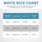 Aroma® Rice Cooker, 3-Cup (Uncooked) / 6-Cup (Cooked), Steamer, Small Rice Cooker, Oatmeal Cooker, Soup Maker, Auto Keep Warm, 1.5 Qt, White, Arc-743-1Ng