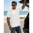 Magcomsen Mens T-Shirts Short Sleeve Upf 80+ Sun Protection Lightweight Moisture Wicking Casual Crew Neck Basic Tees