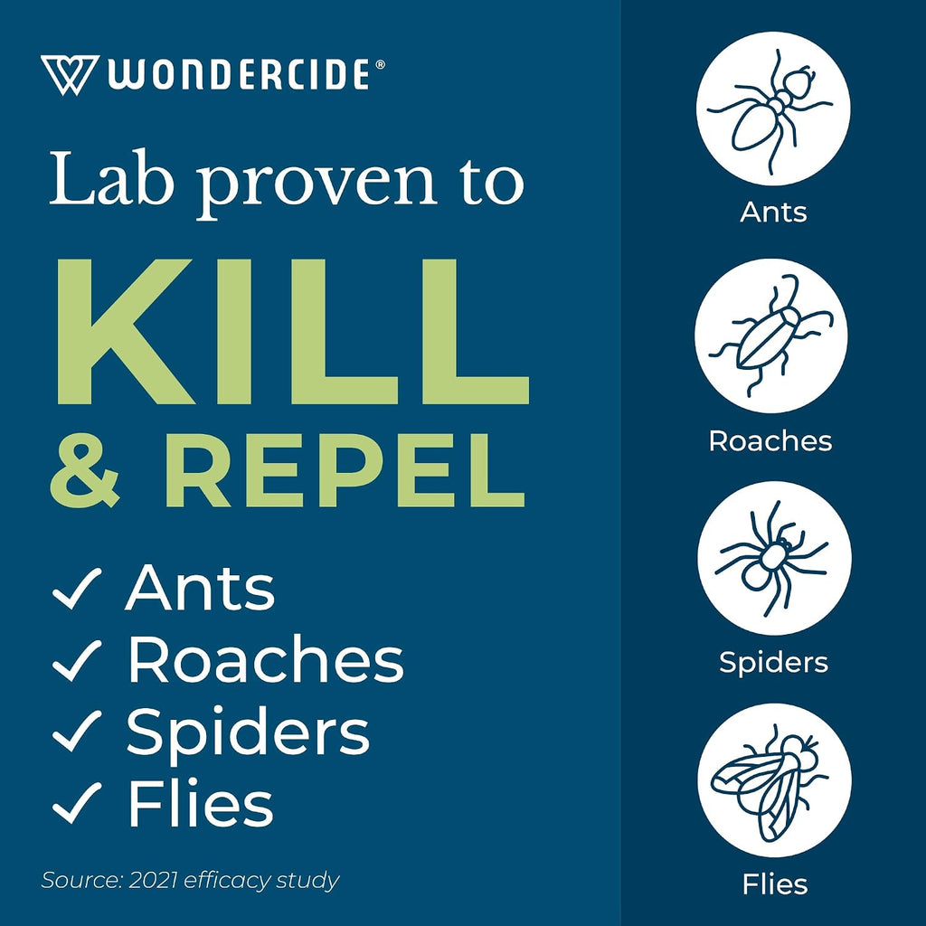 Wondercide - Indoor Pest Control Spray For Home And Kitchen - Ant, Roach, Spider, Fly, Flea, Bug Killer And Insect Repellent - With Natural Essential Oils - Pet And Family Safe — Peppermint 16 Oz