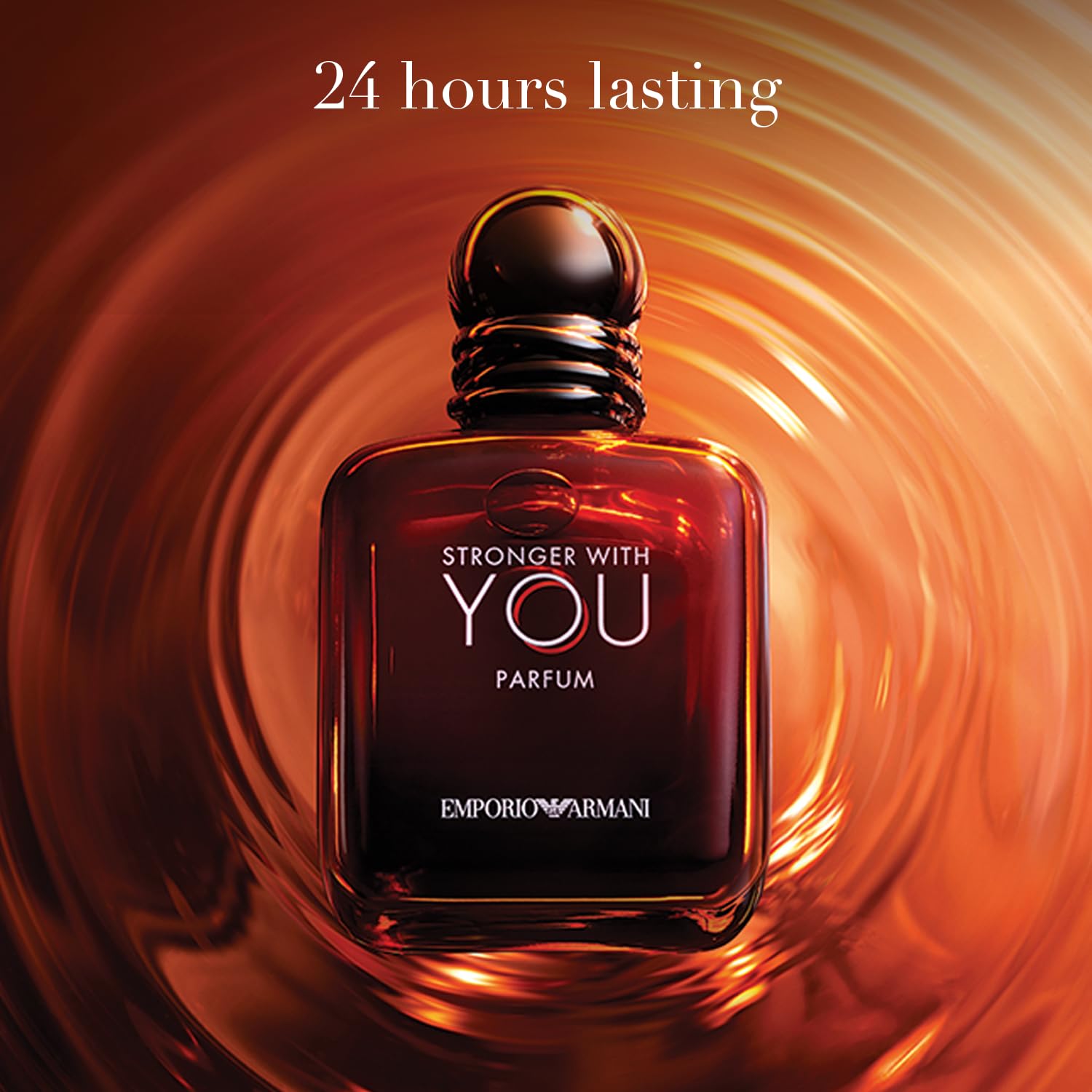 Armani Beauty - Stronger With You - Parfum - Cologne For Men - Woody & Ambery Fragrance - Rum, Bergamot, Lavendar, Cedarwood, And Vanilla Notes