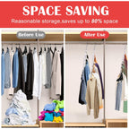 12 Pack Space Saving Hangers For Clothes, Collapsible Metal Hangers Organizer, Clothes Space Savers, Closet Organizers And Storage, Dorm Room Essentials