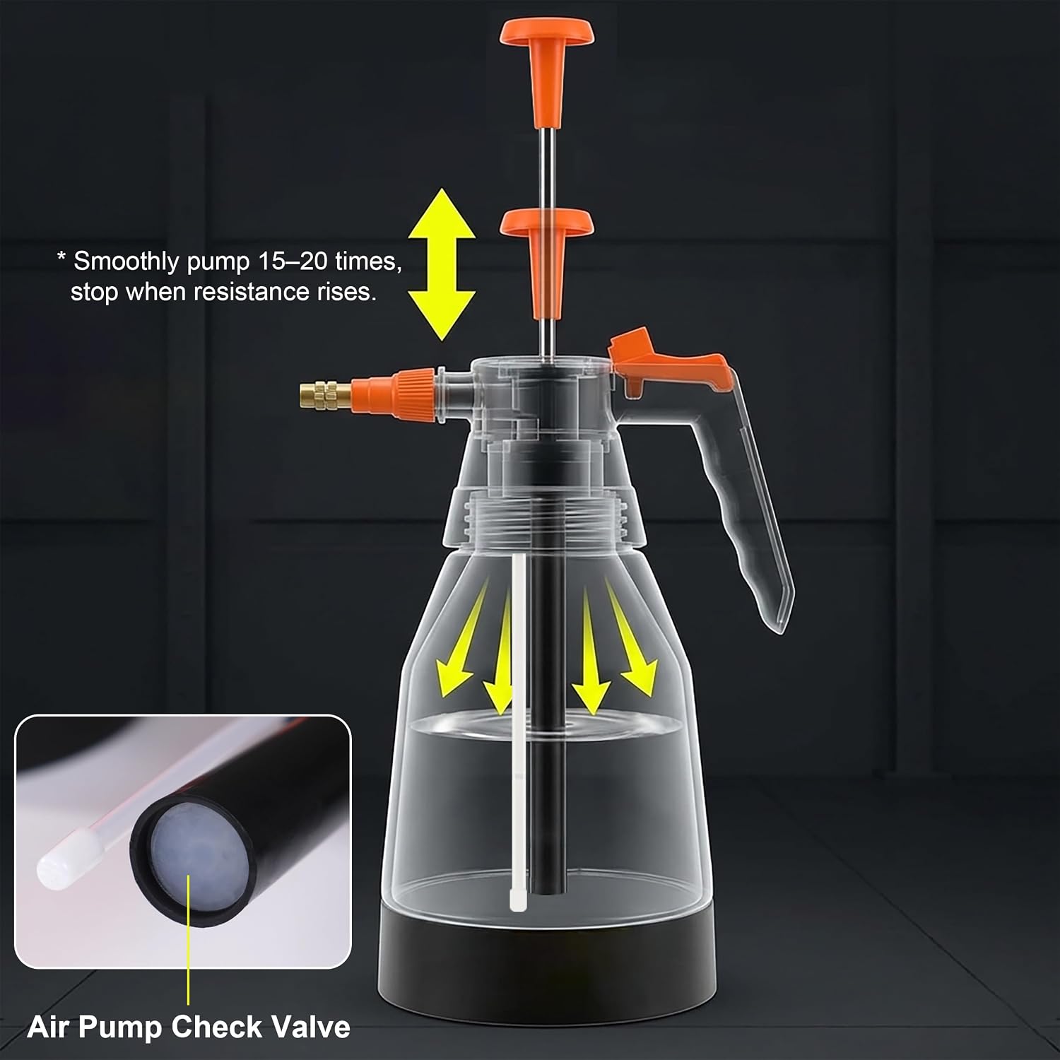 Mylifeunit Hand Pressure Sprayer, Spray Bottle With Adjustable Pressure Nozzle For Plants, Maximum 35 Oz