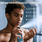 AMOADO Men’s Body Spray Set – Body Spray for Men,Deodorizing Body Mist Refreshing Spray, Aluminum-Free Cologne for Him, Oriental & Woody Scents,Each 3.4 fl oz