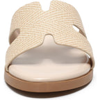 Womens Flat Sandals Open Toe Dressy Summer Sandals Comfortable Casual Slip On Leather Slides Sandals For Women