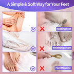 5 Pack Moisturizing Foot Mask,Hydrating Foot Masks for Dry Cracked Feet,Moisturizing Socks Dry Skin Moisturizer for Soft and Smooth Touch Feet,Foot Care Spa Gifts for Women Men Mothers Day Gifts