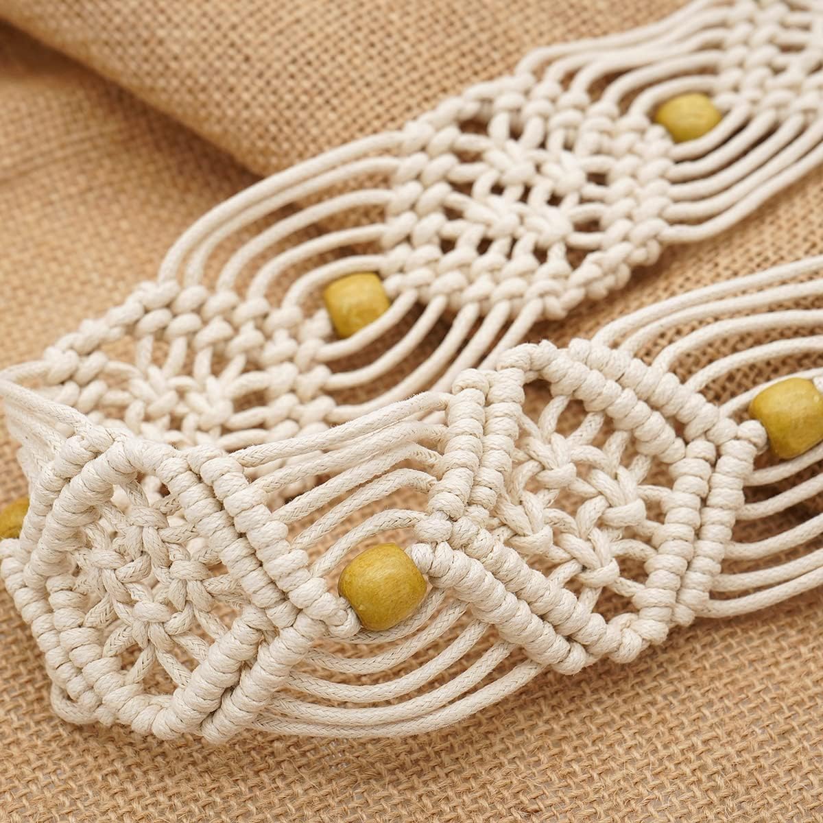 Suyi Boho Braid Belt for Women Bohemian Woven Waist Belts for Dress