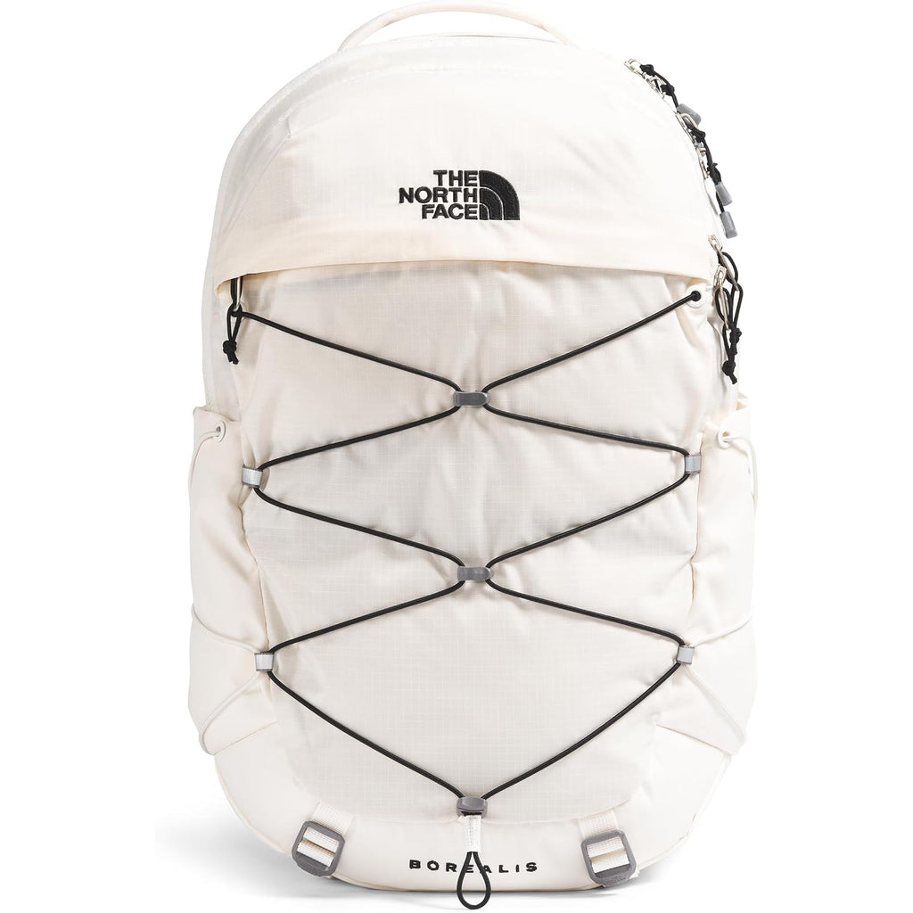 The North Face Women'S Borealis Commuter Laptop Backpack - Everyday Travel Bag, Laptop Sleeve, Reflective Details, Gardenia White/Tnf Black-Npf, One Size