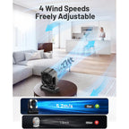 Misting Fan, Portable Camping Fan With 11Oz Water Tank, 160Min Misting, 24000Mah Battery Powered Fans With 4 Speeds, 4 Timers, Light & Hook, Must-Have For Camping, Fishing, Beach & Hiking