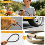 Garden Hose 50 Ft, Non-Expanding Water Hose, Ultra-Light & Flexible, Burst-Resistant, Kink-Free, High-Pressure Garden Hose All-Weather Use For Lawns, Gardens, And Outdoor Cleaning