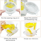 12 Pieces Rubber Seals Rings For Glass Jars, Airtight Silicone Replacement Gasket, Leakproof Silicone Gasket Sealing Rings For Mason Jars, Elastic And Fits Most Sizes (White)