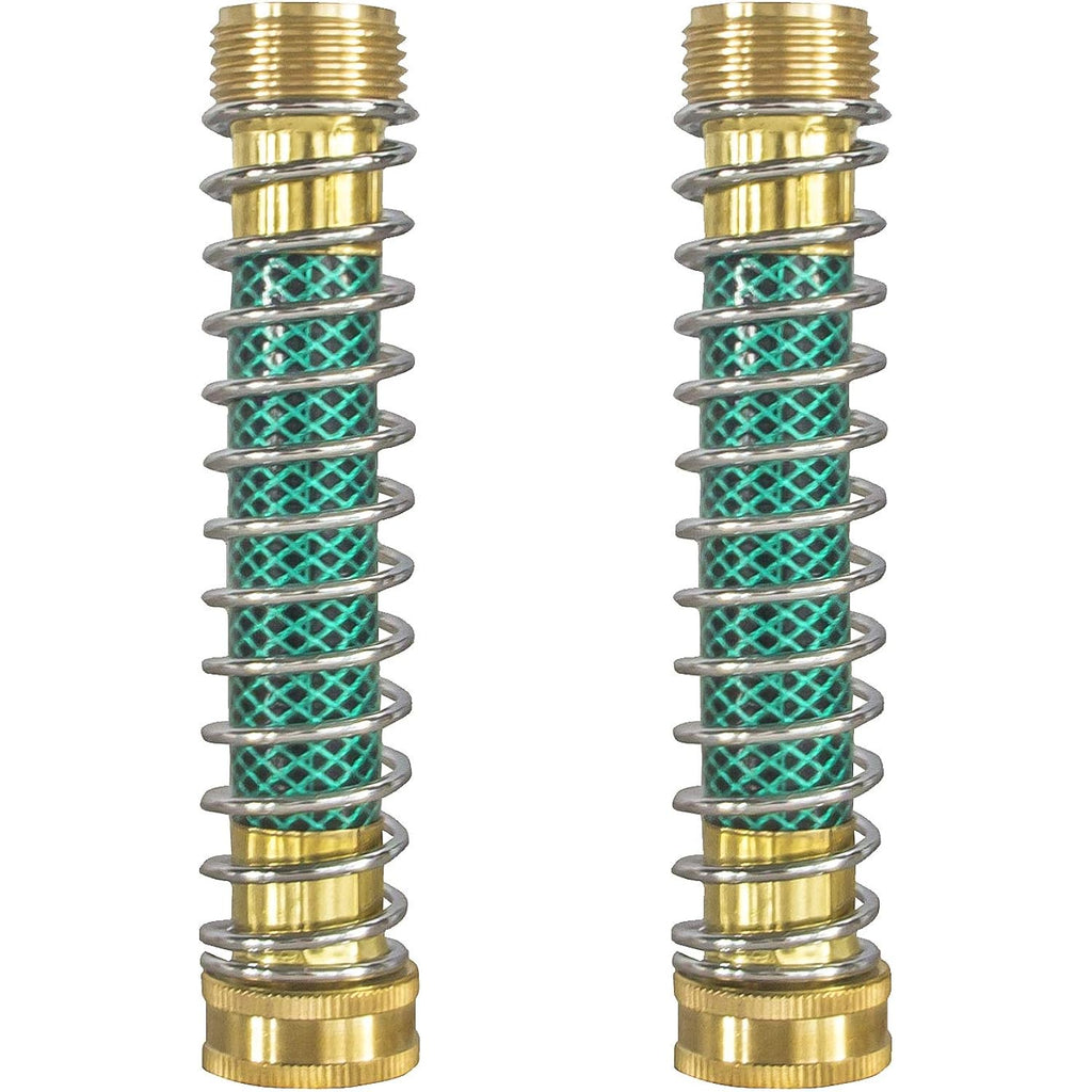 Hourleey Garden Hose Protector, Hose Extension Adapter With Coil Spring, 2 Pack
