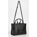 Marc Jacobs Women'S The Leather Medium Tote Bag, Black, One Size