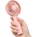 Jancane Handheld Fan, Portable Fan, 4000Mah Rechargeable Personal Fan, 10H Battery, Strong Wind, Small & Powerful, Cute Design For Travel, Makeup, Girls Women Summer Travel Essential Gift