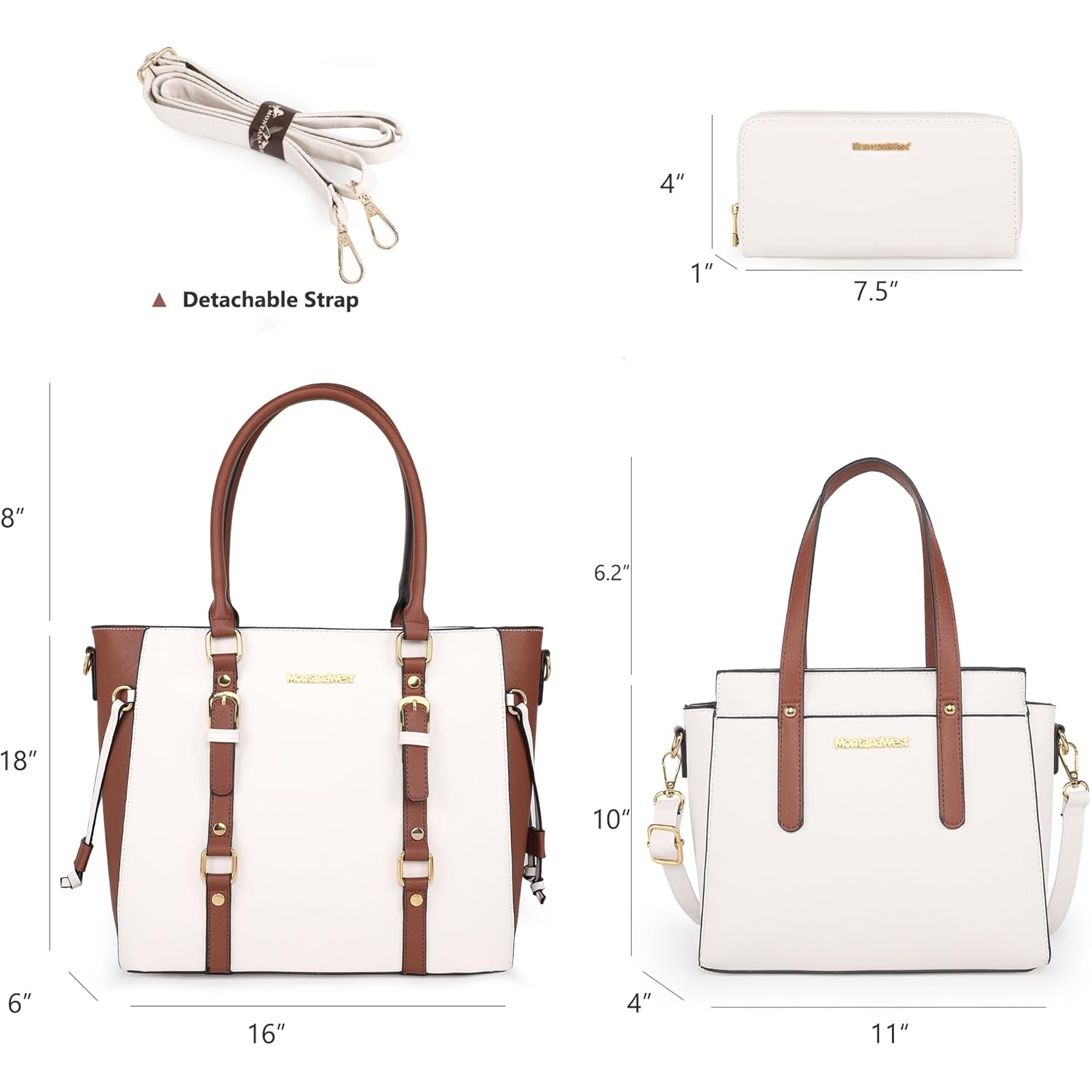 Montana West 3PCS Purses for Women Tote Bag and Wallet Set Shoulder Satchel Handbags