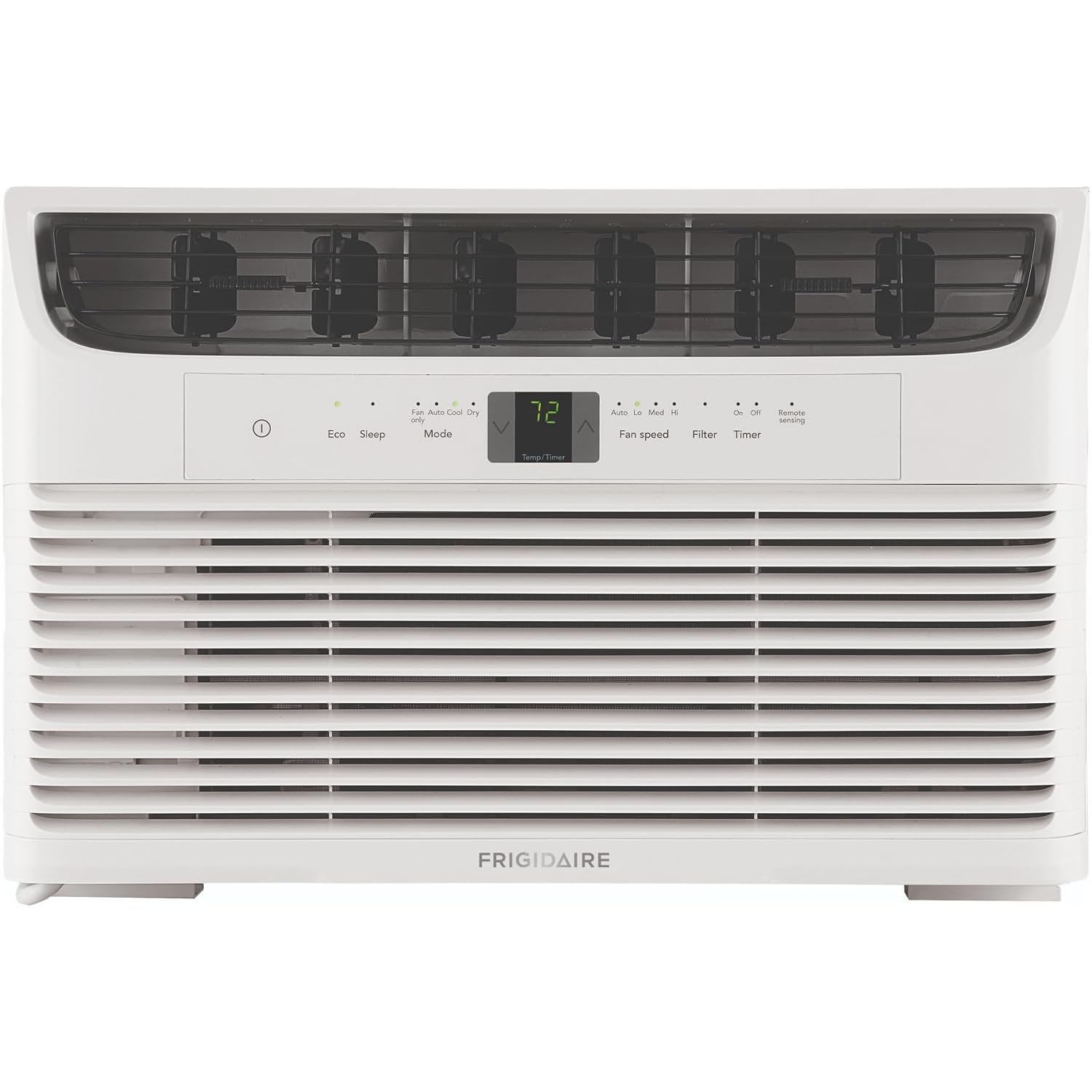 Frigidaire 6,000 Btu Window Air Conditioner With Remote Control, Cools Up To 250 Sq. Ft., Quiet Operation, Eco Mode, 3 Fan Speeds, Auto Restart, White