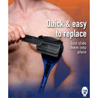 Bakblade 2.0 & 3.0 Compatible Replacement Blades - DryGlide Blade Cartridges (12 Pack)