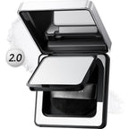 Carslan 2.0 Black Magnet Soft Focus Powder, Waterproof Translucent Pressed Setting Powder, 24H Longlasting Talc-Free Face Powder, Oil Control Compact Makeup,02 Translucent For Oily Skin, 0.28Oz