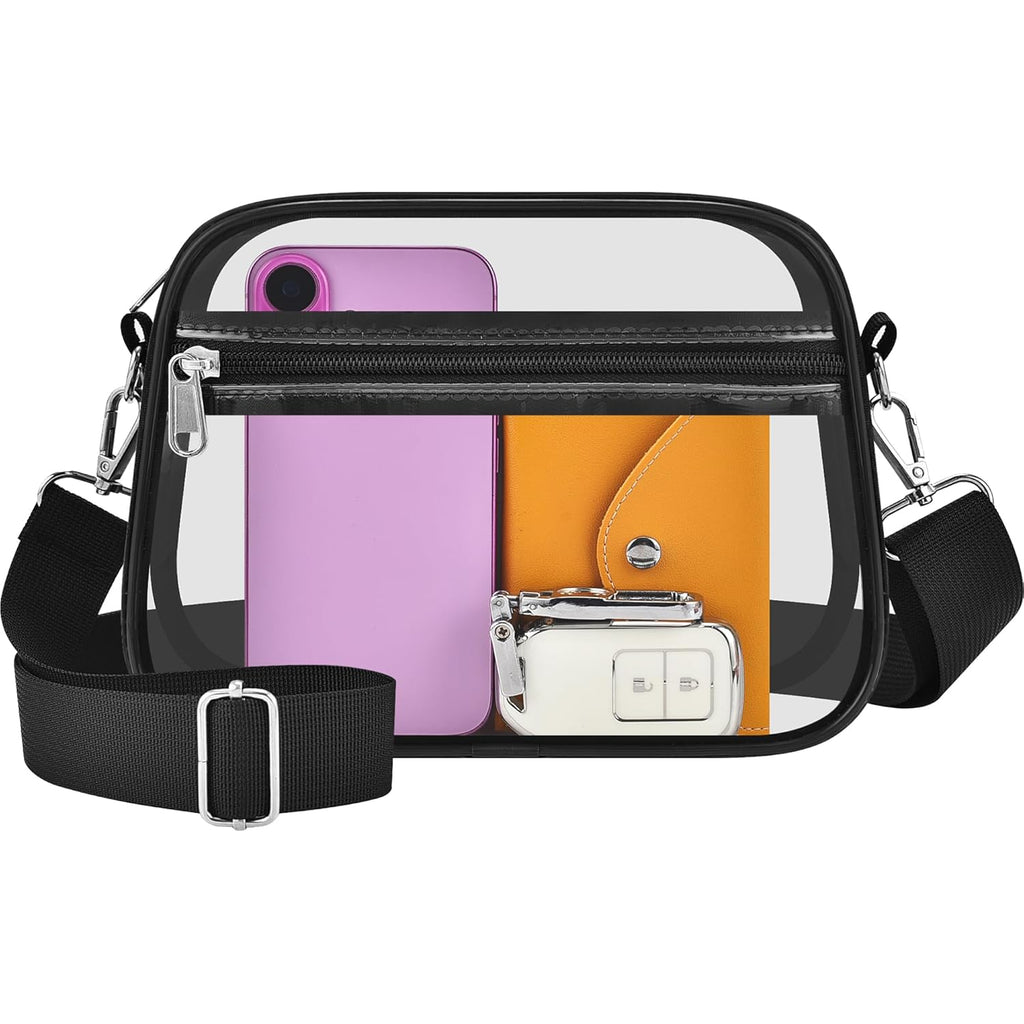 Oraben Clear Bag for Stadium Events Clear Purse Stadium Bag Satchel Handbags for Sports Events Concerts Festivals | Stadium Approved, Waterproof, Stylish, Sturdy