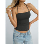 Easygala Womens Padded Halter Tank Top Double Lined Backless Tops Y2K Going Out Slim Fit Shirts Sexy Summer Outfits 2026