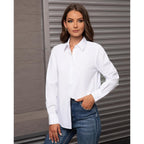 Button Down Shirts for Women Classic Fit Dress Shirt Work Business Casual Long Sleeve Blouse Tops