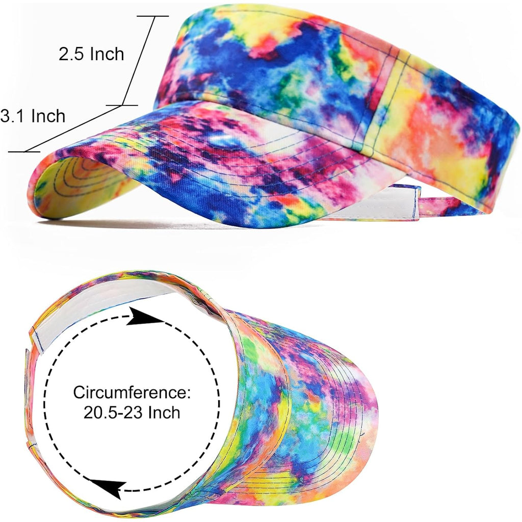 Andiceqy Sport Sun Visor Hats Adjustable Empty Top Baseball Cap Cotton Ball Caps For Women And Men