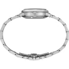 Seiko Presage Women'S Cocktail Time Automatic Watch, White Dial With Diamonds, Stainless Steel Bracelet, 50M Water Resistant