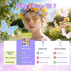 Aroic Body Glitter Stick- 6 Pack Patriotic Red White And Blue Face& Hair Glitter, 4Th Of July Outfits Rave Accessories, Usa Flag Sparkling Face Makeup For Women Independence Day Festival Concert Party