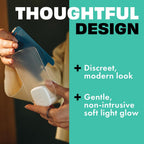 Stem Flying Insect Trap - Indoor Fruit Fly & Gnat Catcher For Home, Kitchen & Any Room, Attracts & Traps Bugs, Soft Blue Uv Light - Includes 1 Plug-In Device & 1 Cartridge