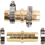 Hourleey 4 Pack Garden Hose Repair Kit, Hose Connector Repair Mender Kit With Stainless Clamp, Fits 3/4"-5/8" Water Hose Repair Fittings