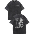 Uoua Mens Graphic Tees Vintage Oversized T-Shirts Casual Acid Wash Cotton Streetwear (S-2Xl)
