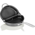 TECHEF - Frittata and Omelette Pan, Nonstick Double Sided Folding Egg Pan, Made in Korea (PFOA Free) (Black)