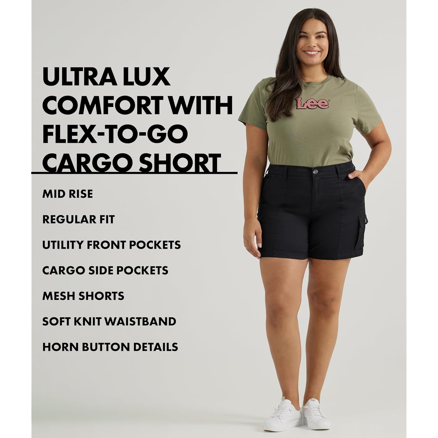 Women's Ultra Lux Comfort with Flex-to-go Cargo Short